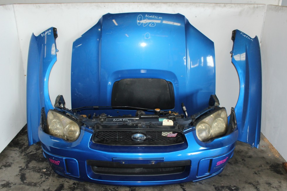 jdm subaru impreza wrx sti version 8 04 05 front end clip nose cut